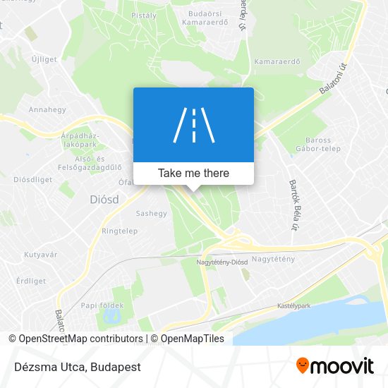 Dézsma Utca map