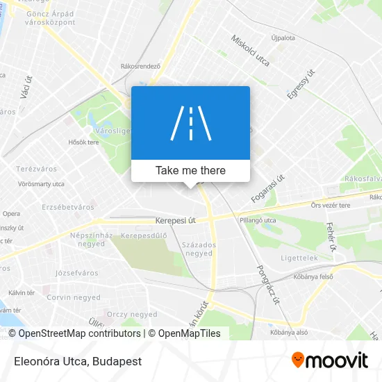Eleonóra Utca map