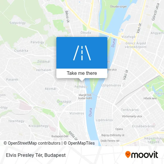 Elvis Presley Tér map