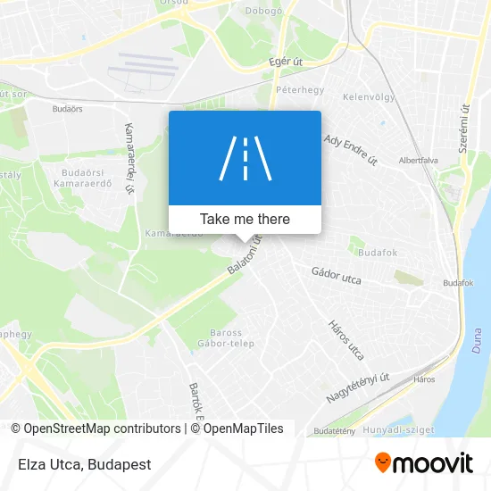 Elza Utca map