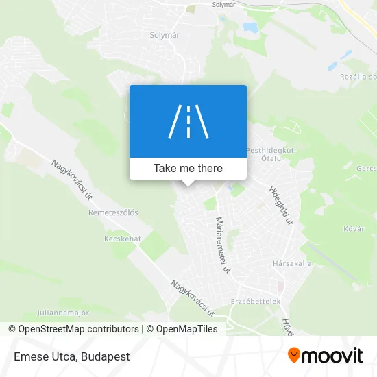 Emese Utca map