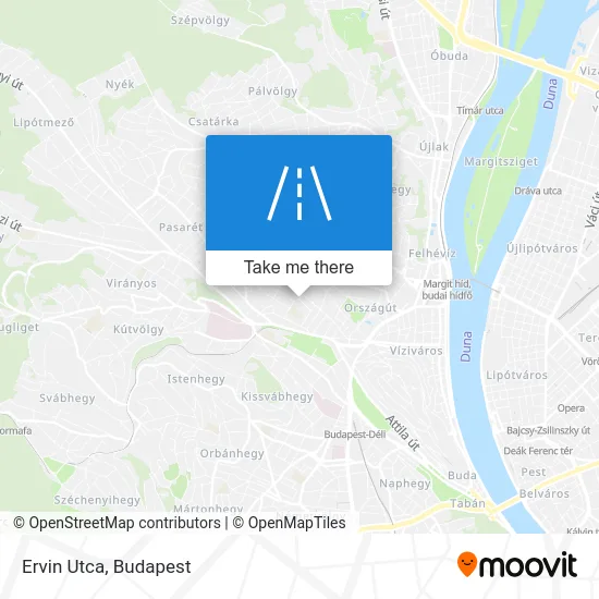 Ervin Utca map