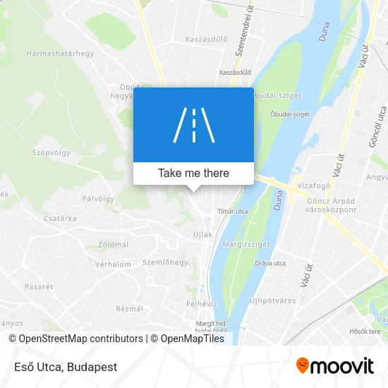 Eső Utca map