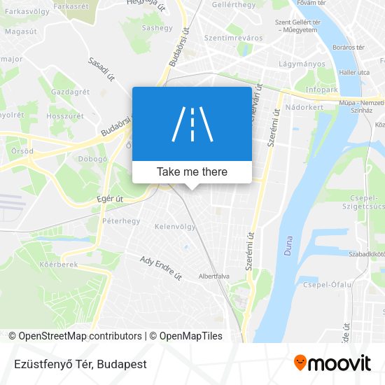 Ezüstfenyő Tér map