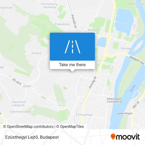 Ezüsthegyi Lejtő map