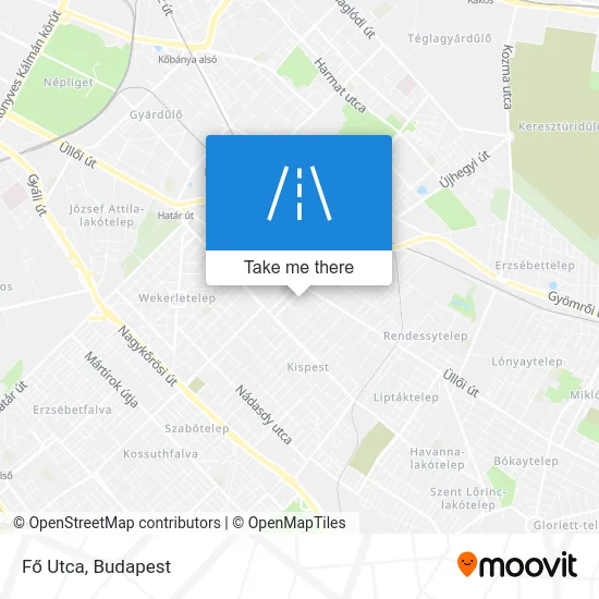 Fő Utca map