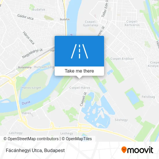 Fácánhegyi Utca map