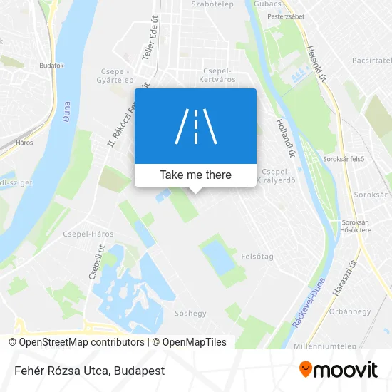 Fehér Rózsa Utca map