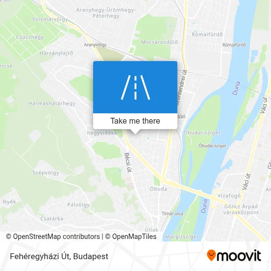 Fehéregyházi Út map