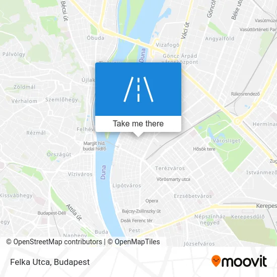Felka Utca map
