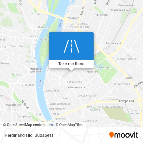 Ferdinánd Híd map