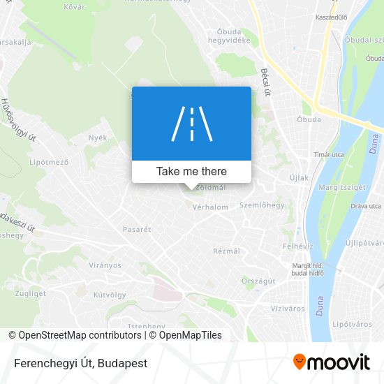 Ferenchegyi Út map