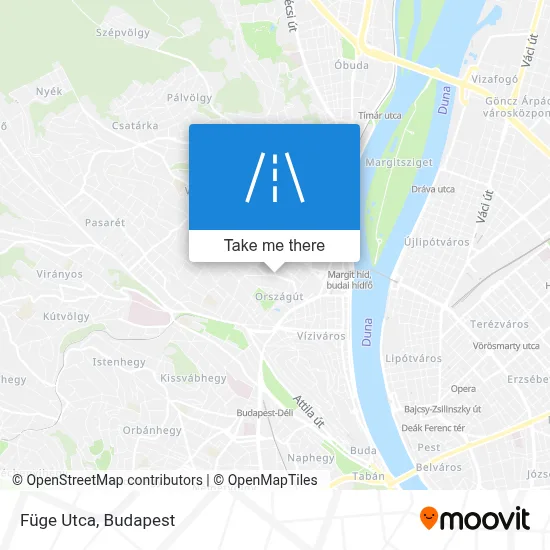 Füge Utca map