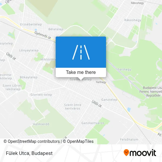 Fülek Utca map