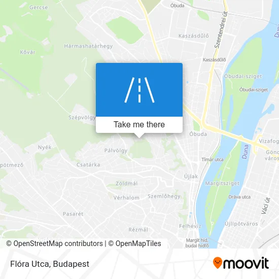 Flóra Utca map