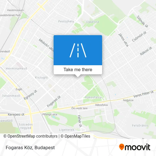 Fogaras Köz map