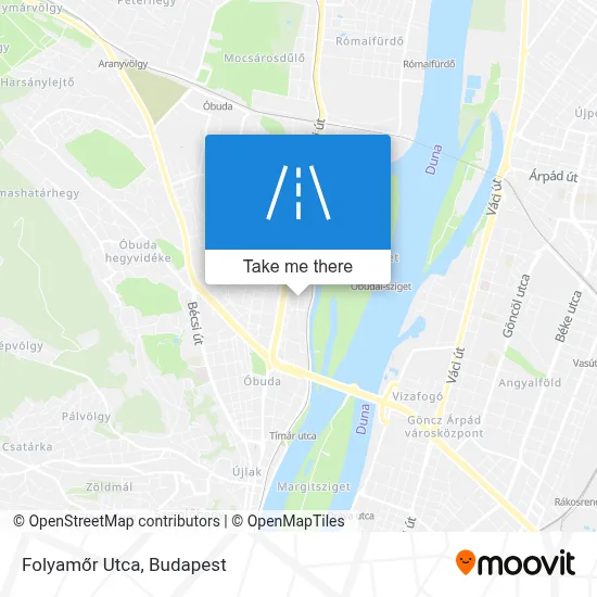 Folyamőr Utca map