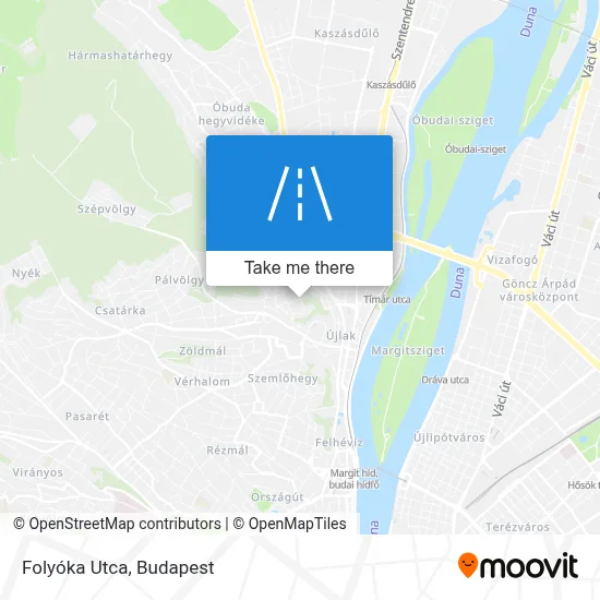 Folyóka Utca map