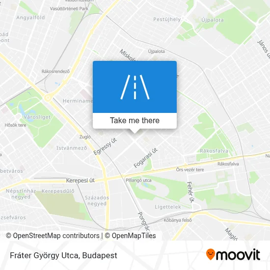 Fráter György Utca map