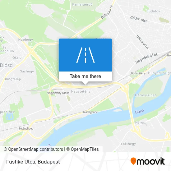 Füstike Utca map