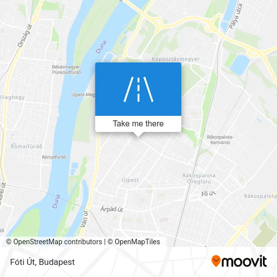 Fóti Út map