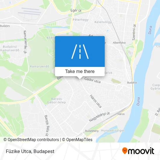 Füzike Utca map