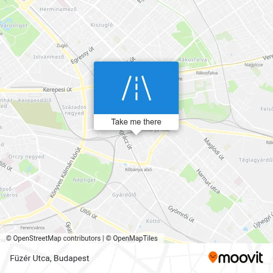 Füzér Utca map