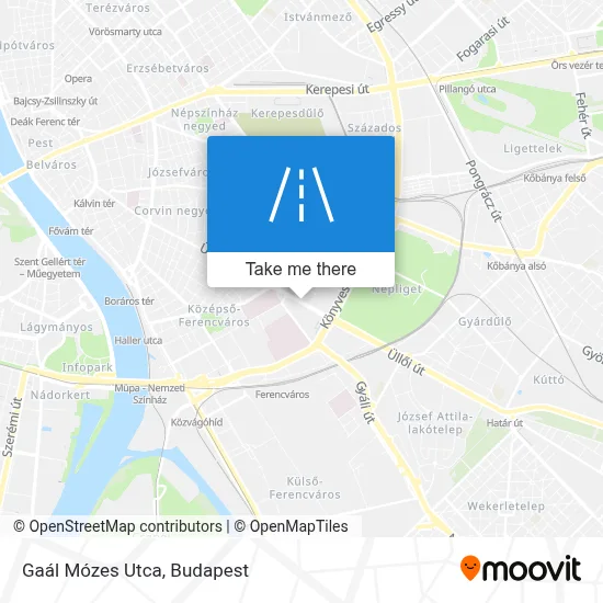 Gaál Mózes Utca map