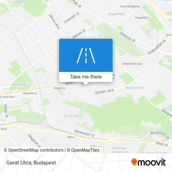 Garat Utca map