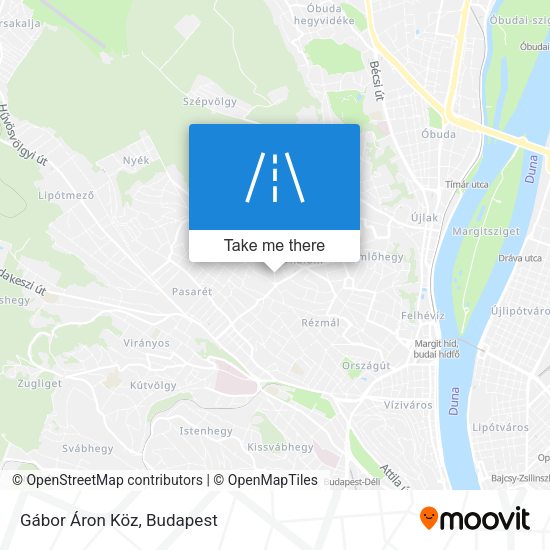Gábor Áron Köz map