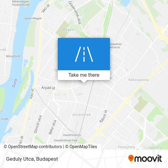 Geduly Utca map