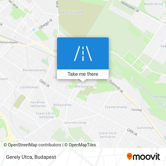 Gerely Utca map