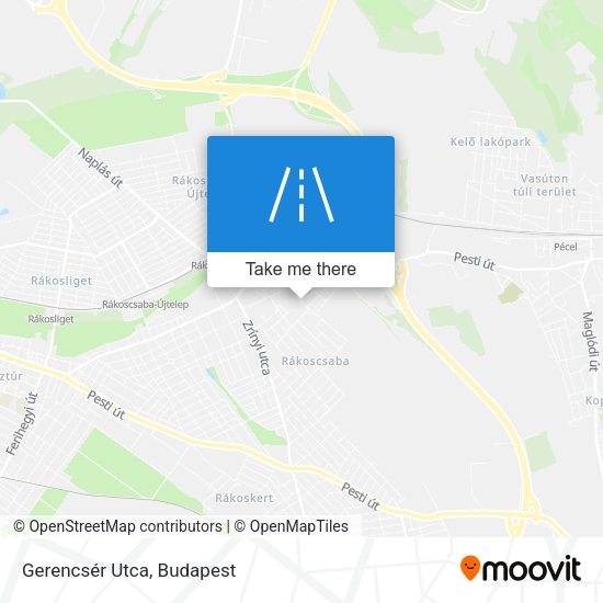 Gerencsér Utca map