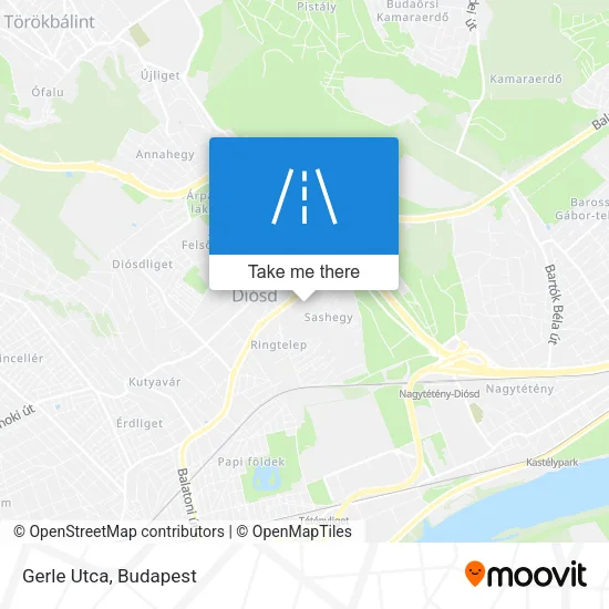 Gerle Utca map