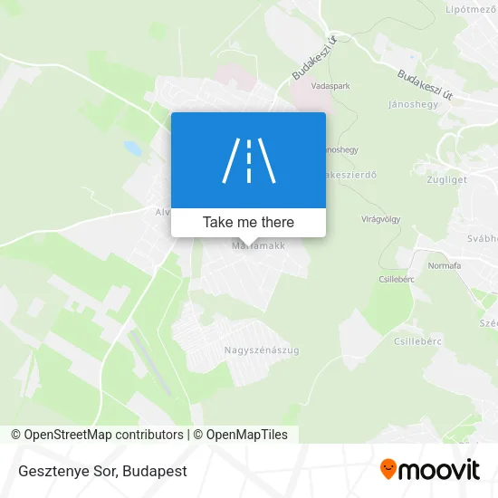Gesztenye Sor map