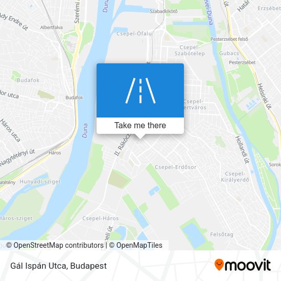 Gál Ispán Utca map