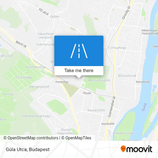Gúla Utca map