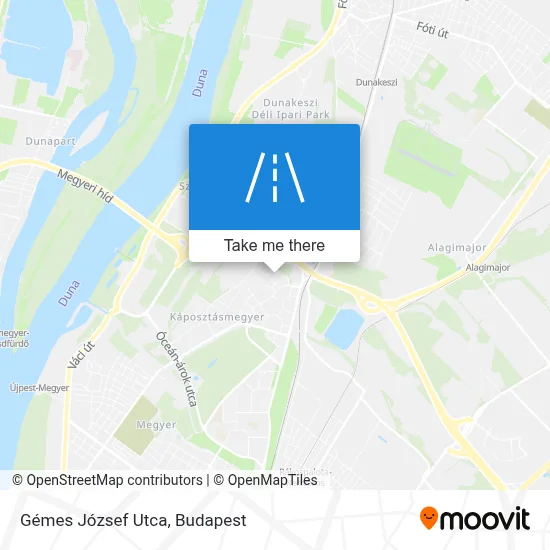 Gémes József Utca map