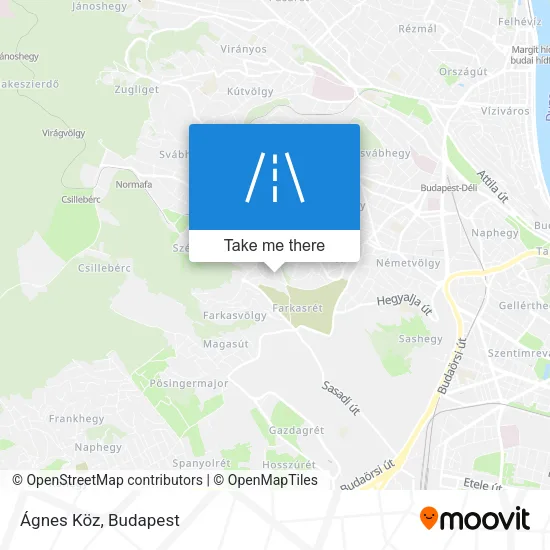 Ágnes Köz map