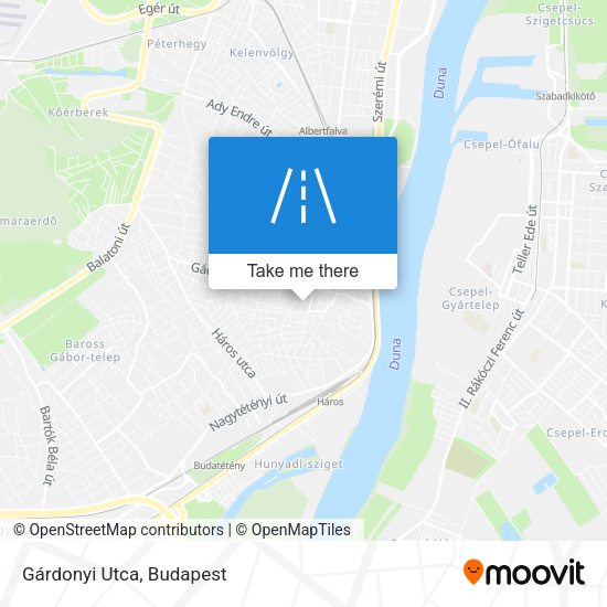 Gárdonyi Utca map