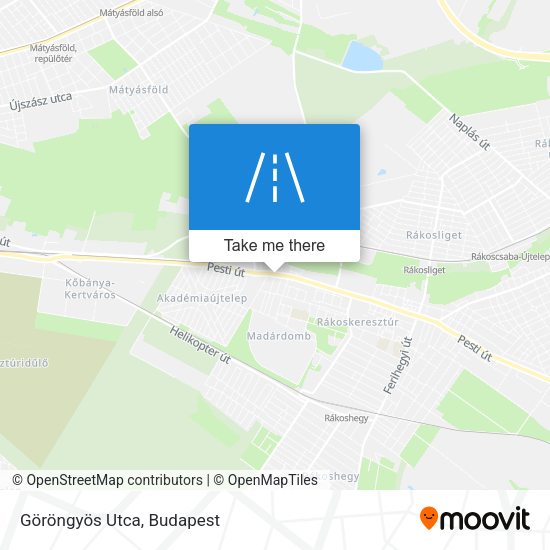Göröngyös Utca map