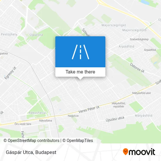 Gáspár Utca map