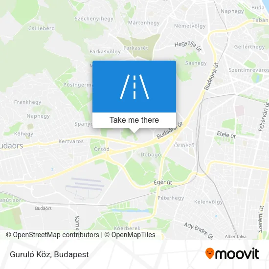 Guruló Köz map
