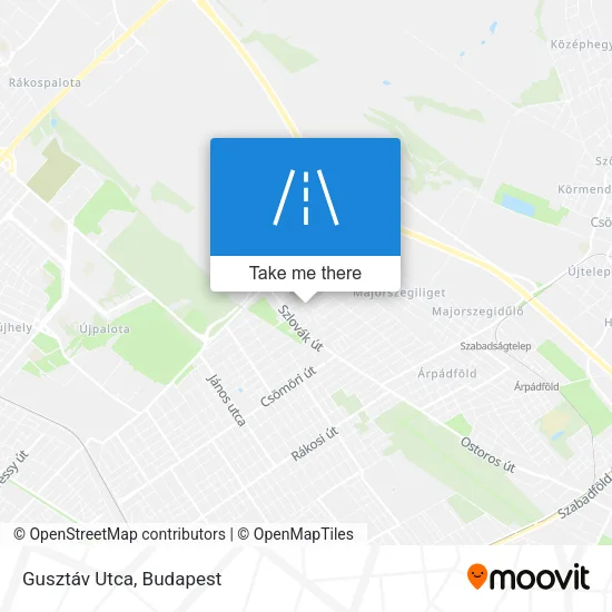 Gusztáv Utca map