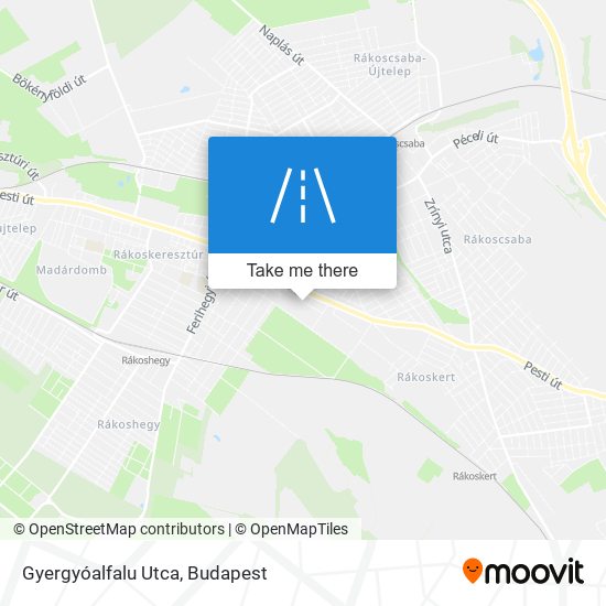 Gyergyóalfalu Utca map