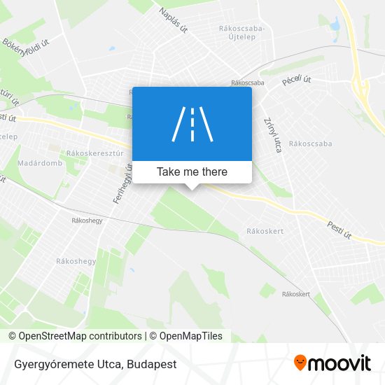 Gyergyóremete Utca map