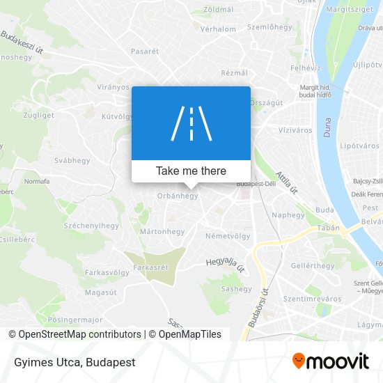 Gyimes Utca map