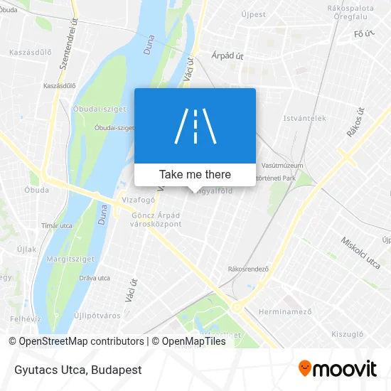 Gyutacs Utca map