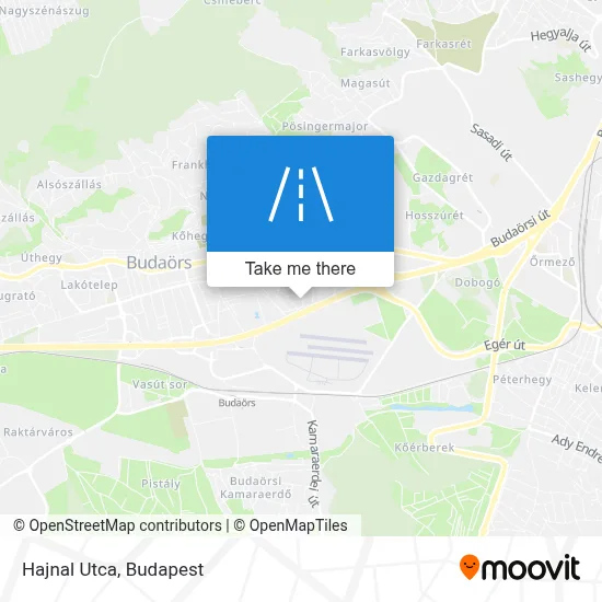 Hajnal Utca map