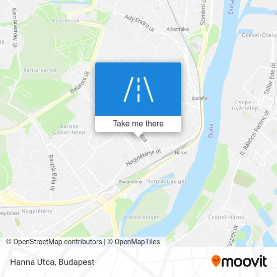 Hanna Utca map
